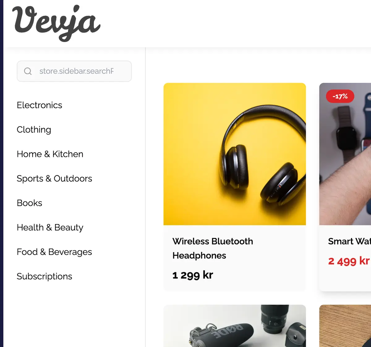 Wireless Bluetooth headphones on yellow background, e-commerce product listing